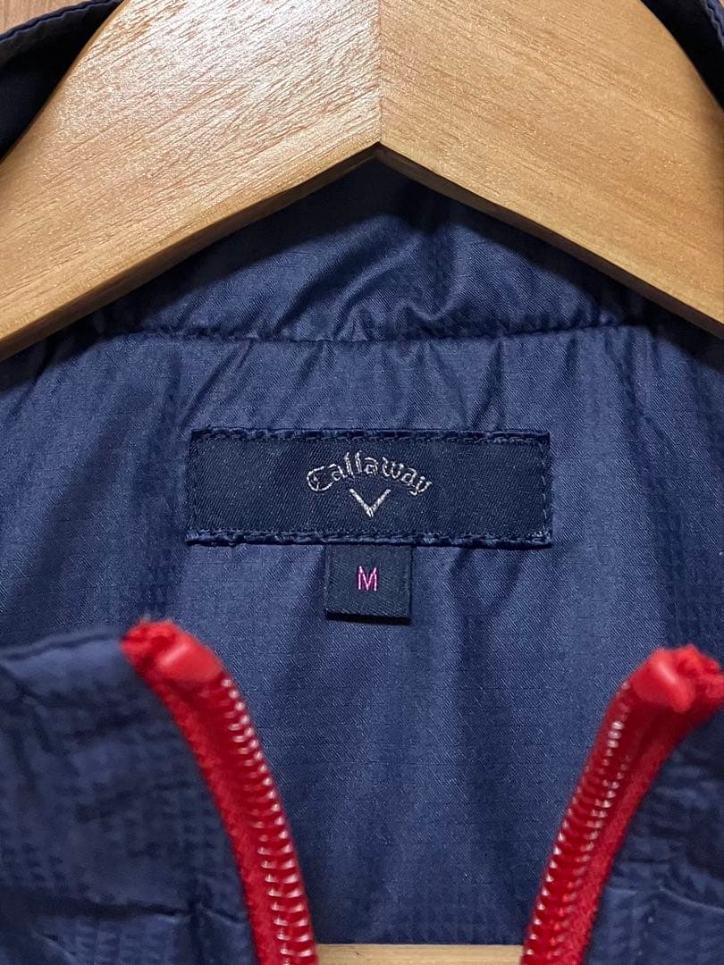 美品 Callaway 2way ジャケット ベスト フード ダブルジップ