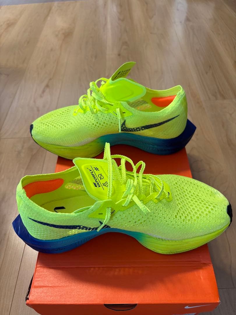 Nike ZoomX Vaporfly NEXT% 3蛍光イエロー27.5