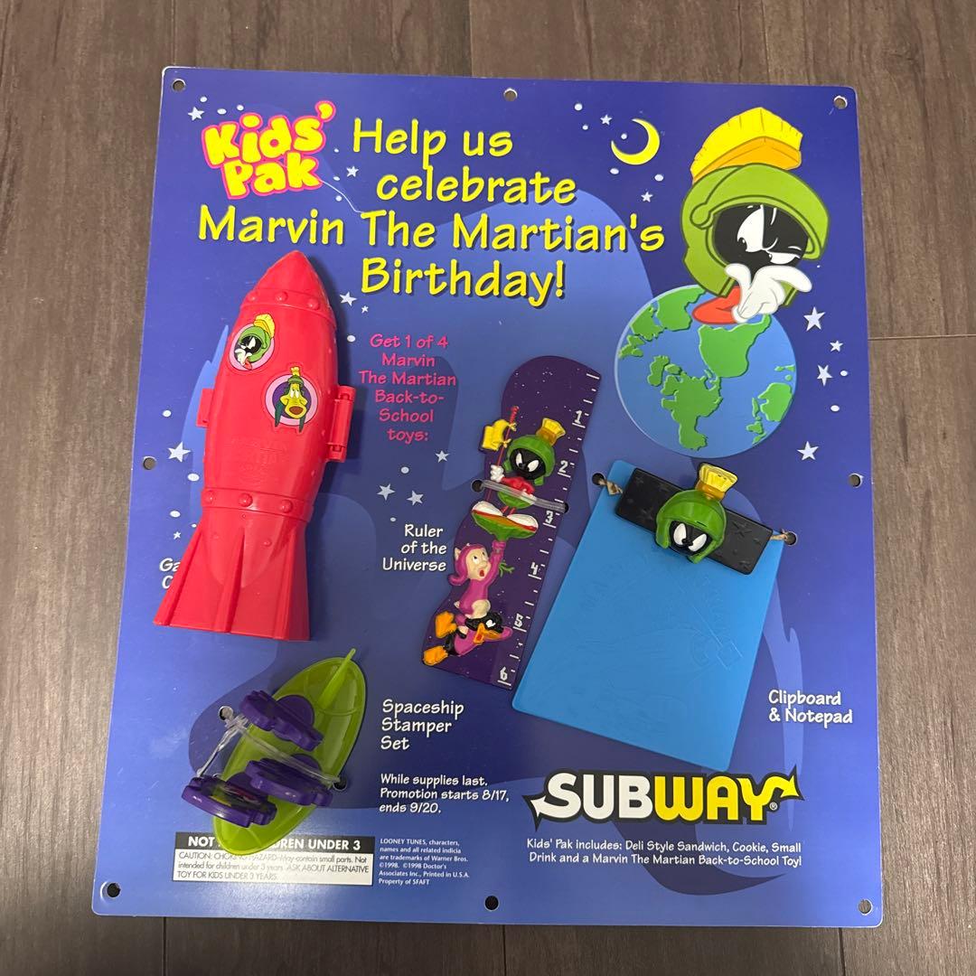 SUBWAY ミールトイ ディスプレイ マービン