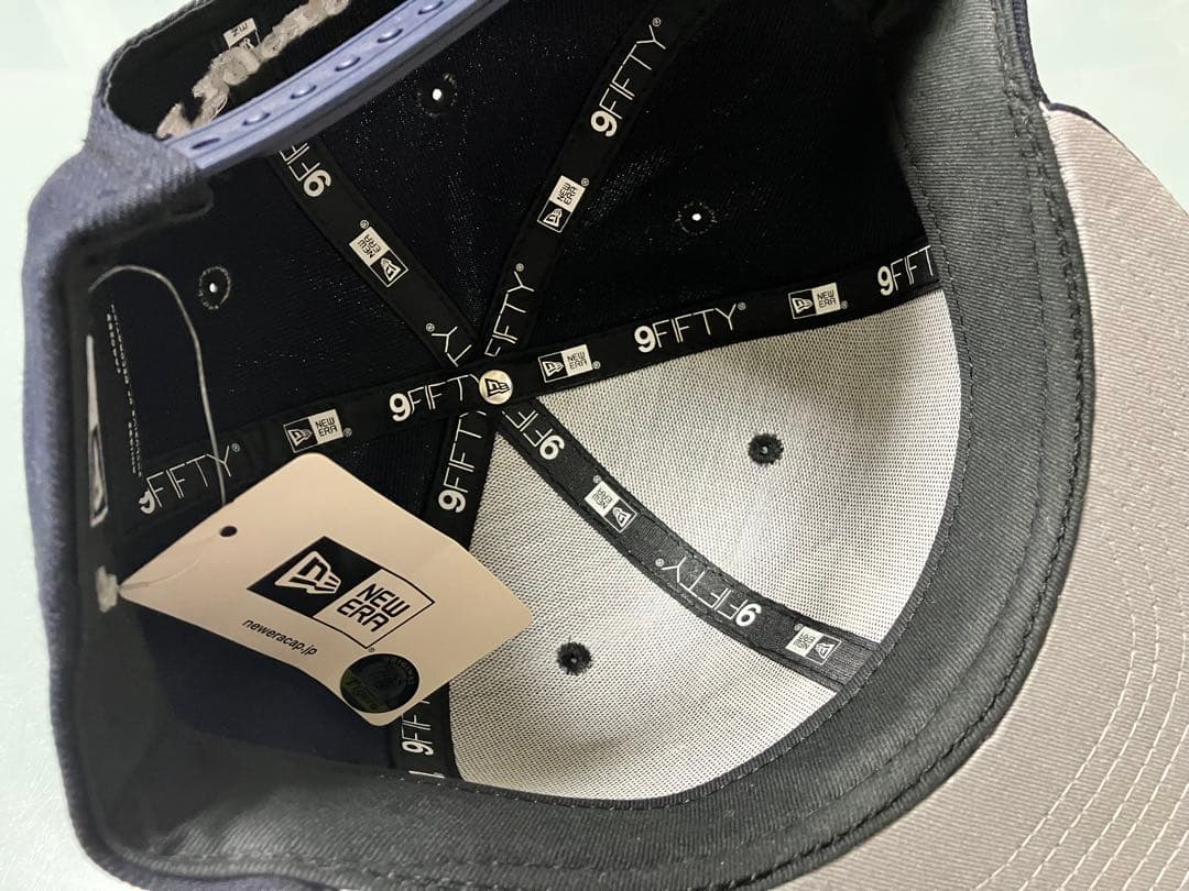 ★未使用★阪神タイガース×ニューエラ 9FIFTY キャップ ネイビー