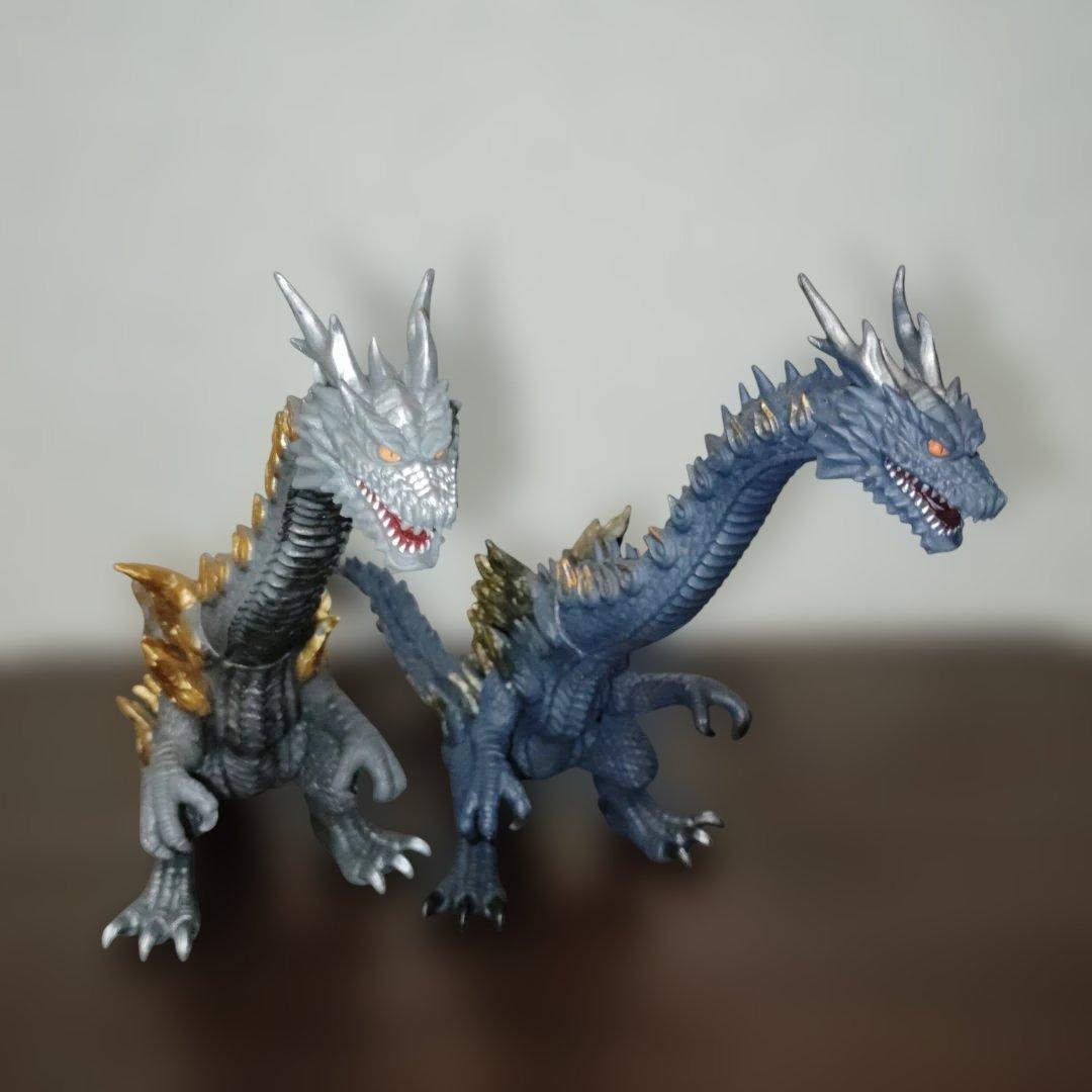 ナツノメリュウ ソフビ 2体 バンダイ ウルトラ怪獣シリーズ レア