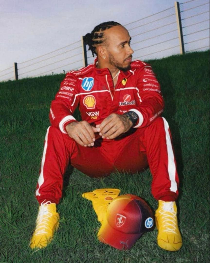 フェラーリ SF チーム ルイス・ハミルトン イギリスGP キャップ 2025
