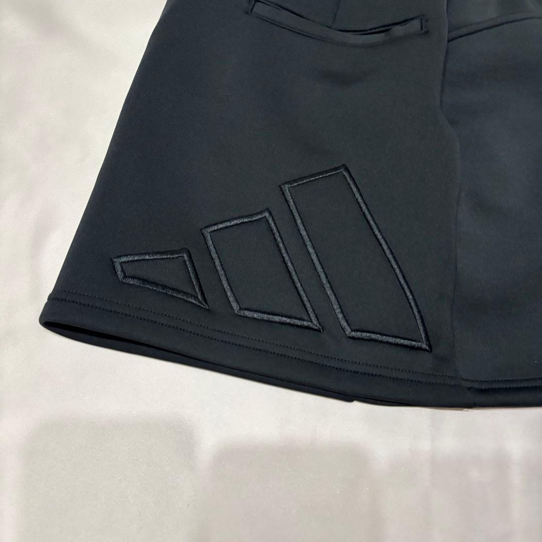 新品adidasゴルフジャガードシャツ　ダンボールニットスカート　モノトーン