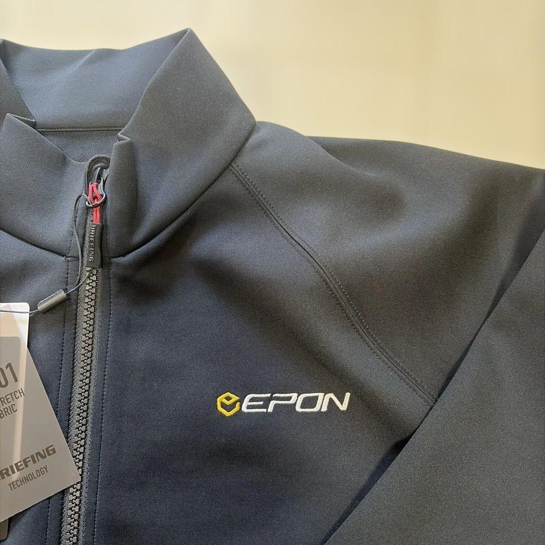エポン　ブリーフィング　epon 黒　ストレッチ　プルゾン　L 新品