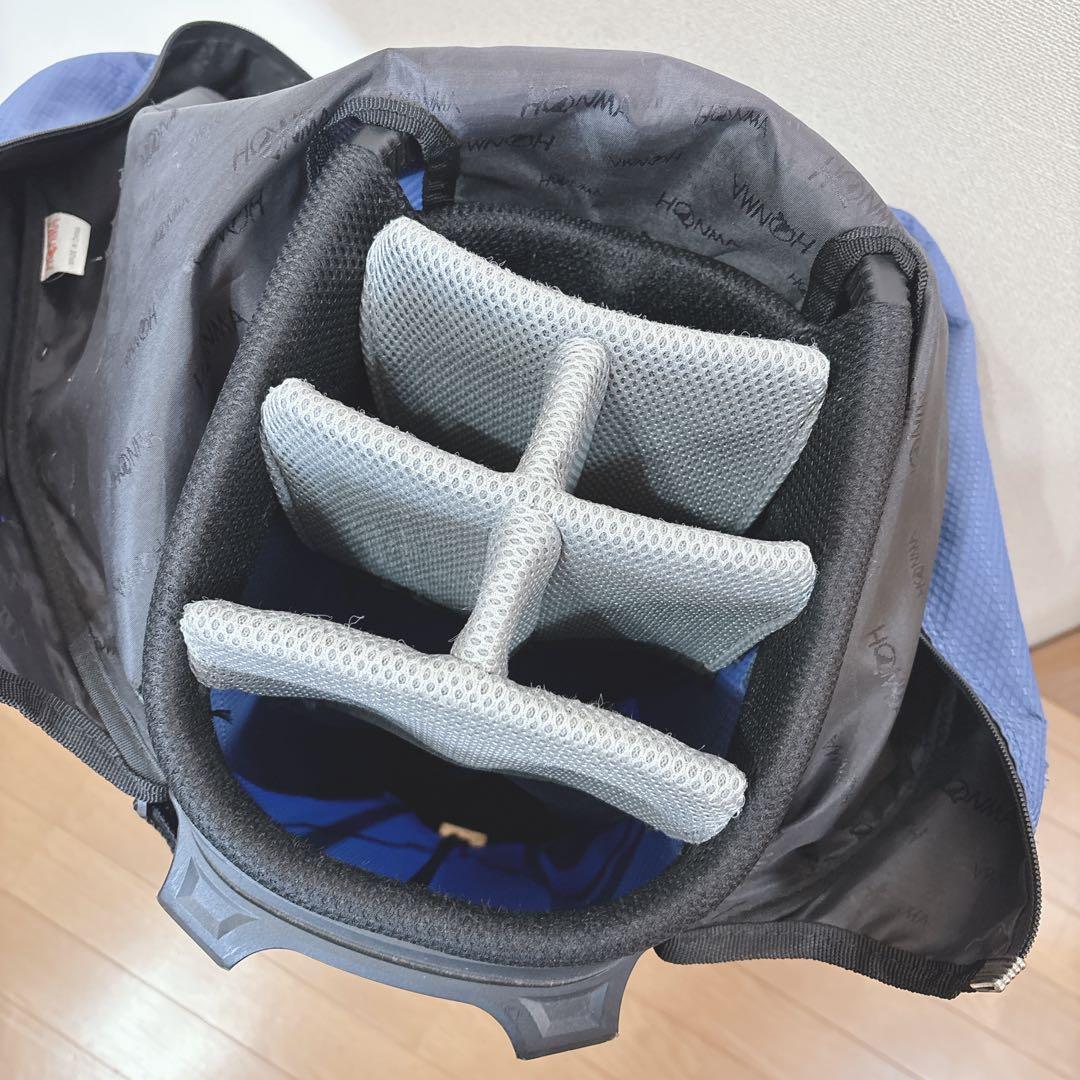 K381 HONMA スタンドキャディバック 青