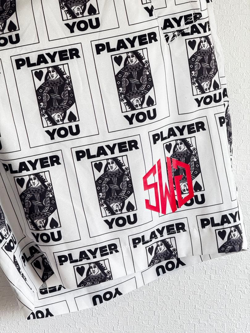 THE SWINGGGA TRUMP SHORTS, WHITE 新品