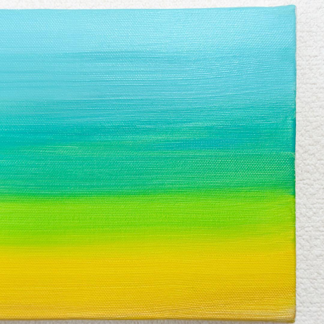 アクリルグラデーション絵画2点セット