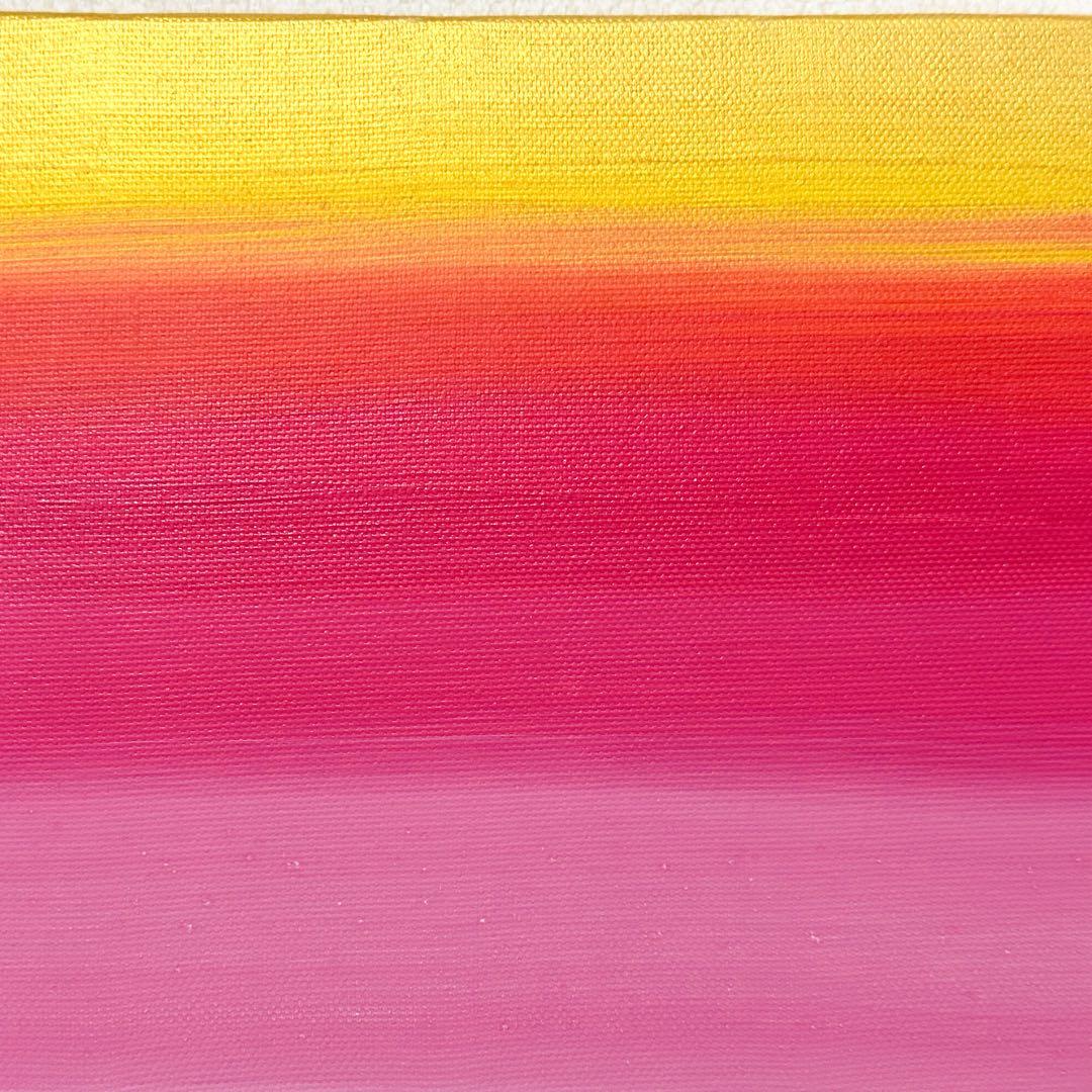 アクリルグラデーション絵画2点セット