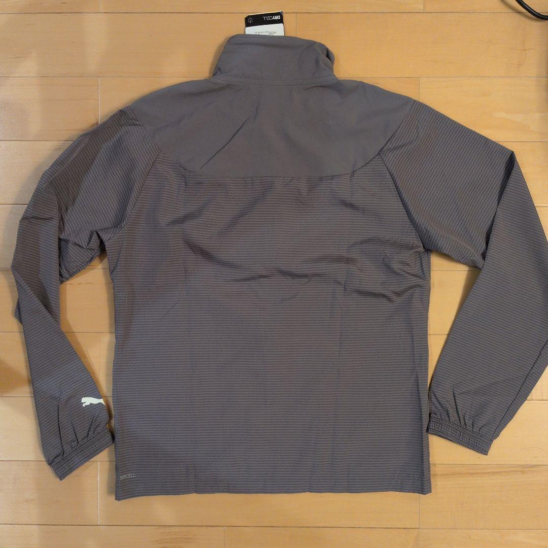 新品　サイズМ　プーマ　ウィンドジャケットパンツ　セットアップ　グレー