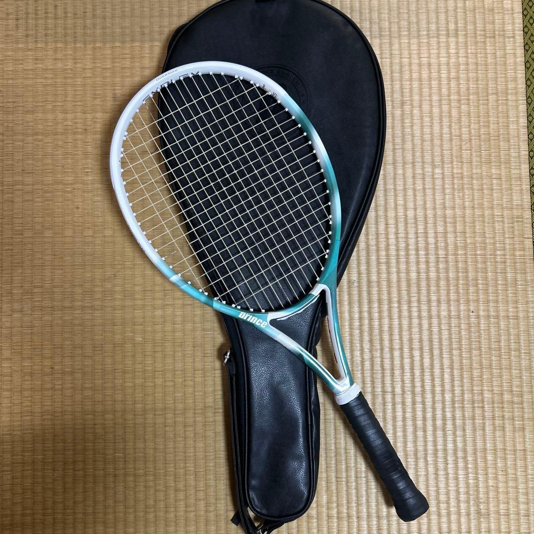 エンブレム 硬式テニスラケット 110青緑色グリップG1