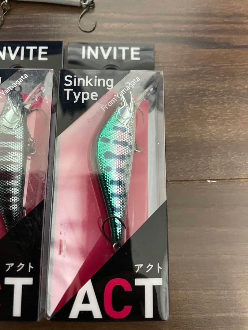 インバイト　アクト　4セット　ルアーセット　渓流　ミノー