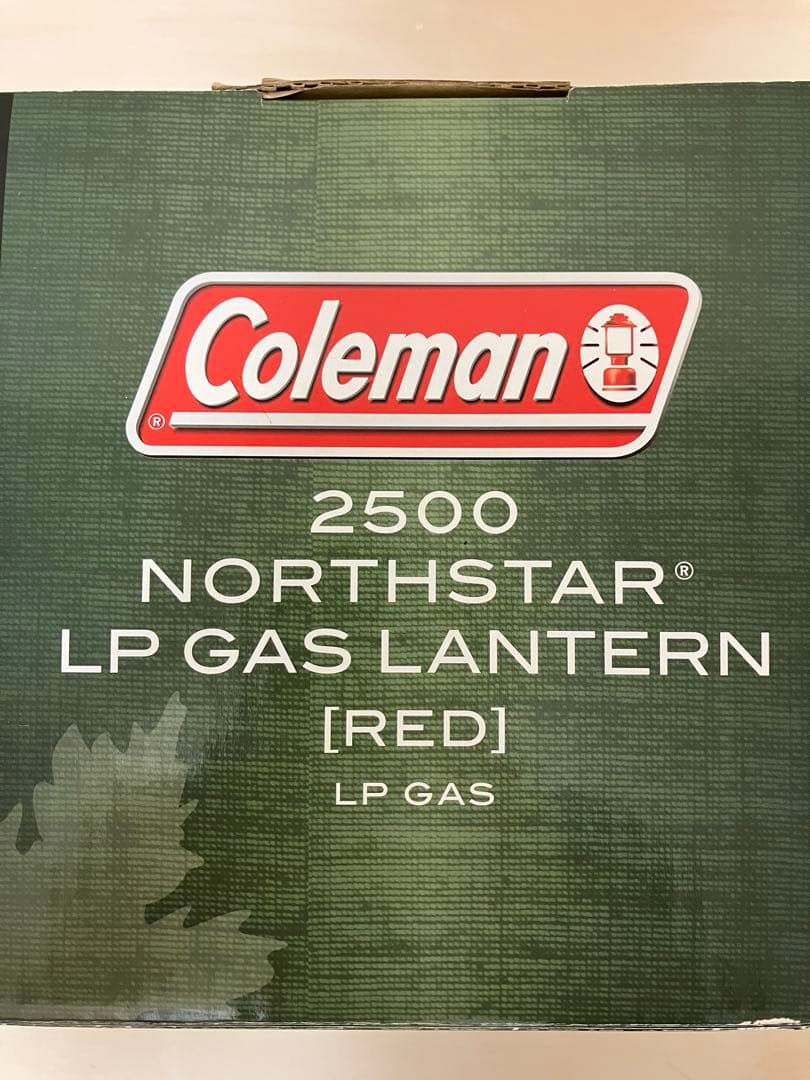 コールマン 2000015521 2500ノーススターLPガスランタン(レッド)