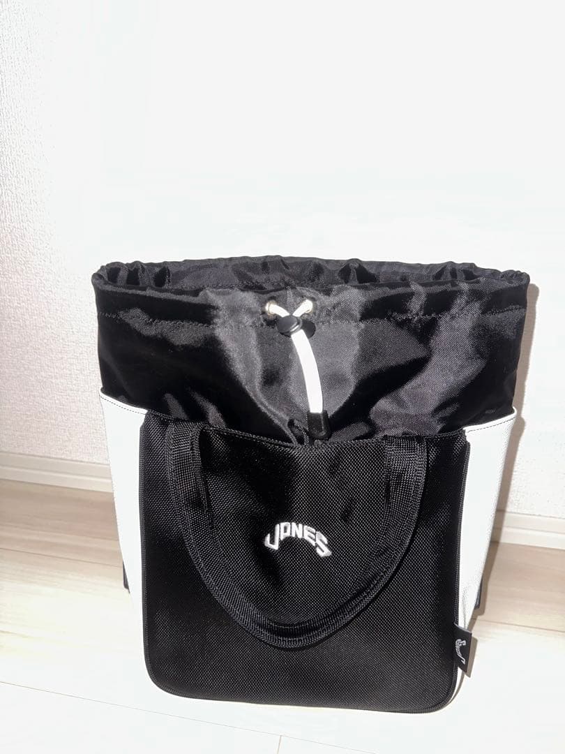 JONES カートバッグ 黒・白