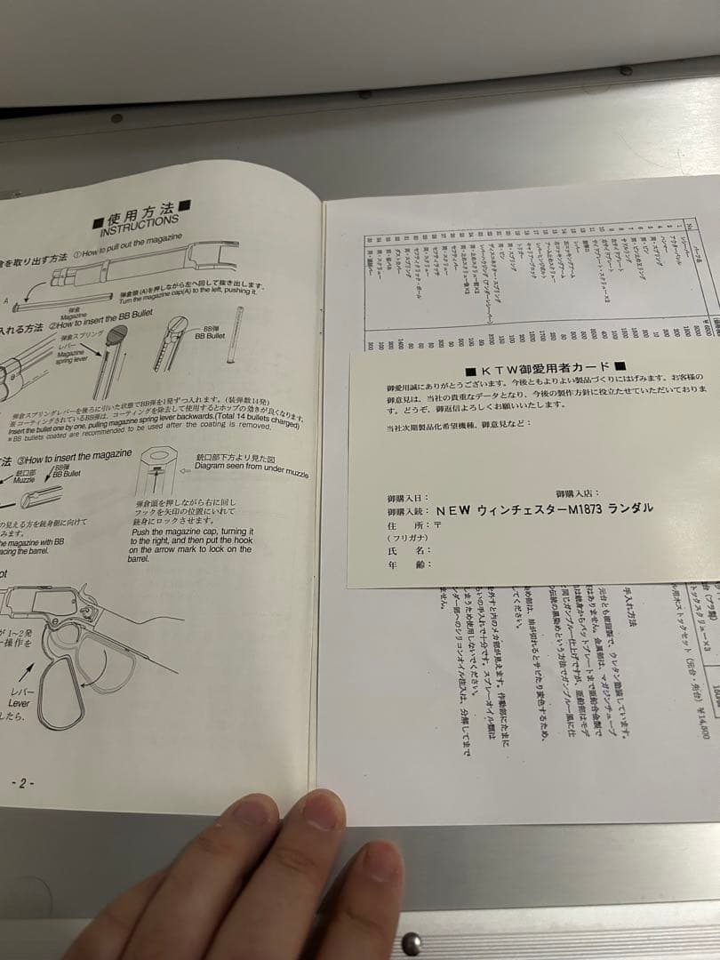 K.T.W. ウィンチェスター M1873 RANDALL