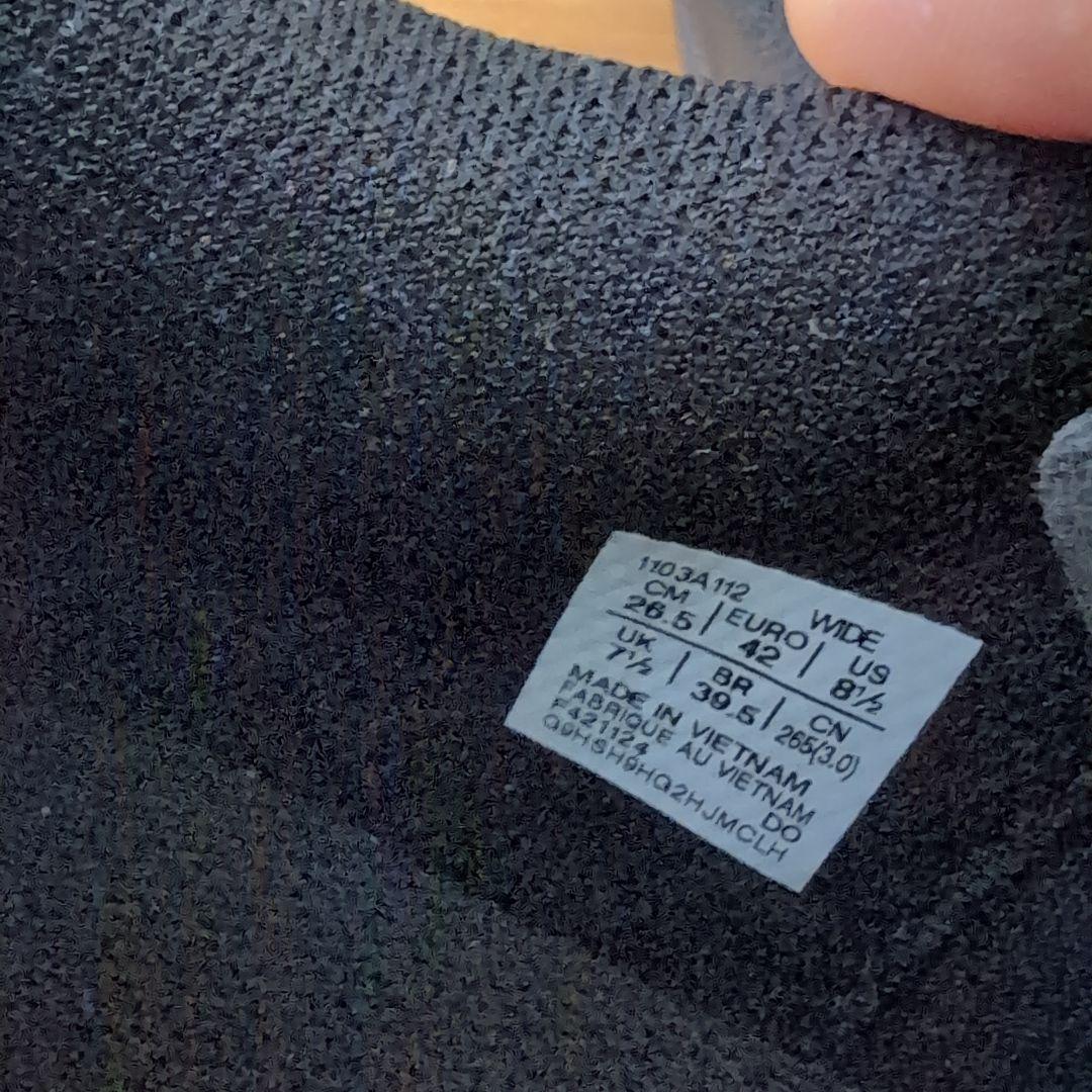 26.5センチ　新品　ASICS ブラック サッカー　トレーニングシューズ