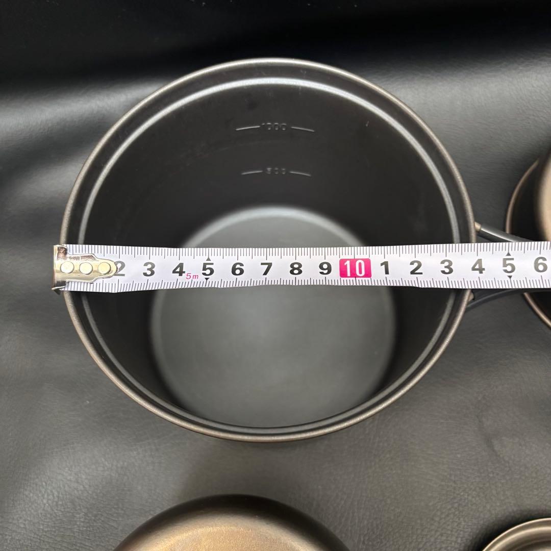 【希少】エバニュー チタンクッカー 深型L ＋ Ti Tea pot 500