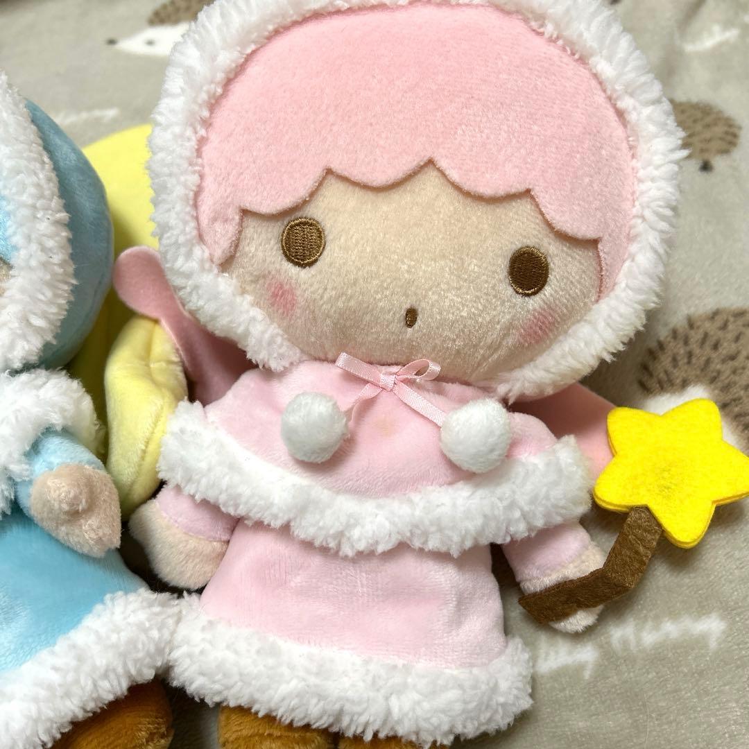 キキララ　くじ　サンリオ　ぬいぐるみ　マスコット　レトロ　リトルツインスターズ