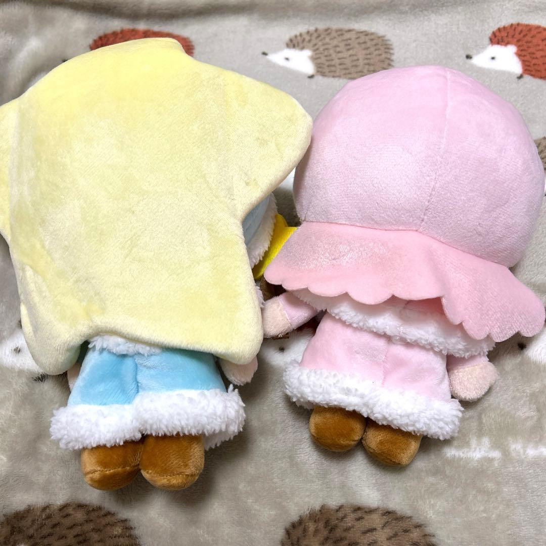 キキララ　くじ　サンリオ　ぬいぐるみ　マスコット　レトロ　リトルツインスターズ