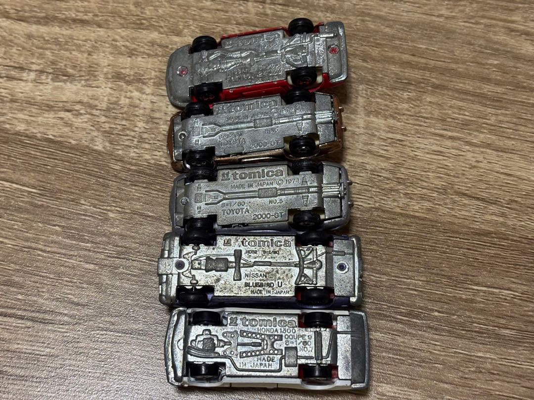 トミカ　まとめ売り　5台セット　日本製　黒箱　レトロ　ミニカー