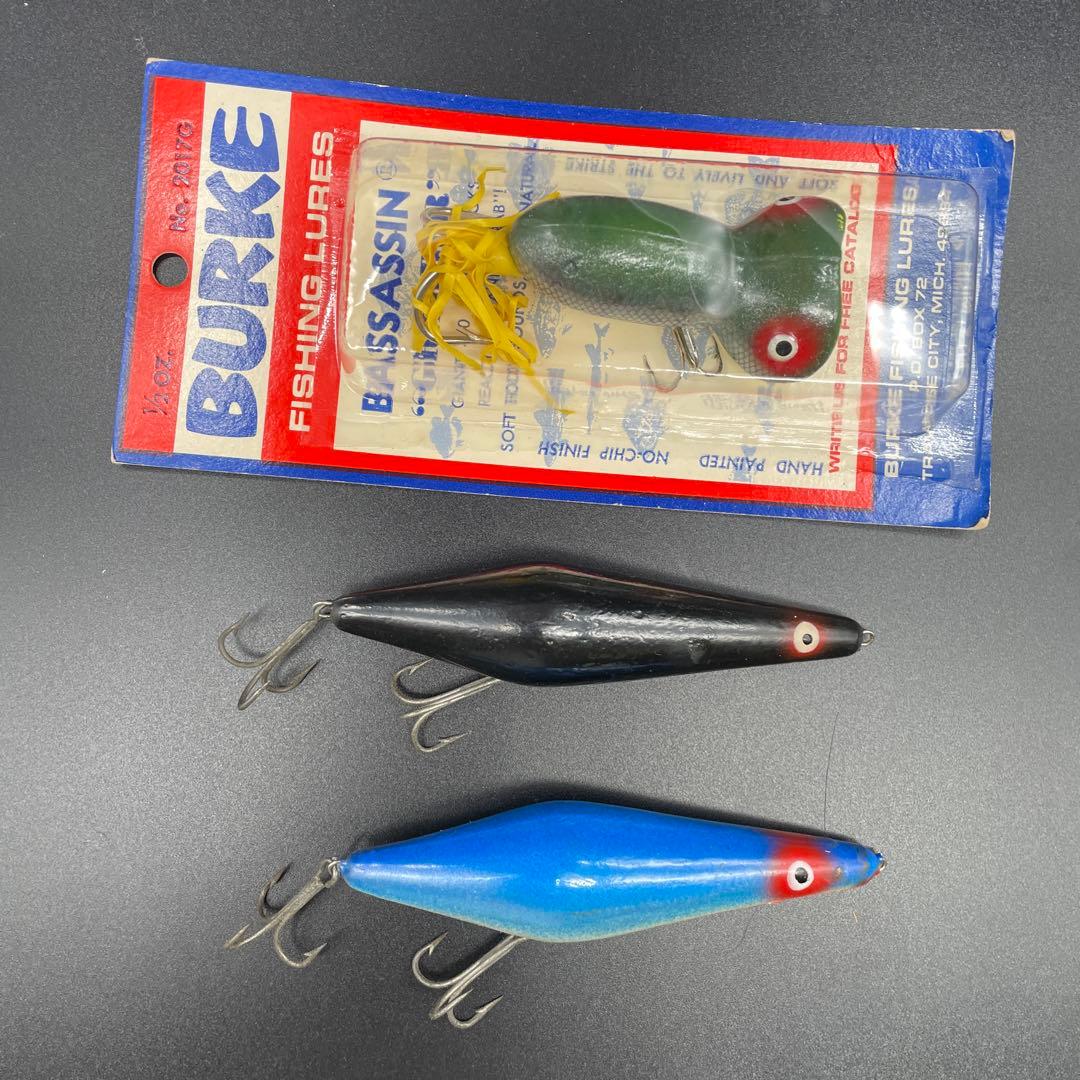 バーク BURKE トップドッグ、バサシン 3個セット（オールドルアー）