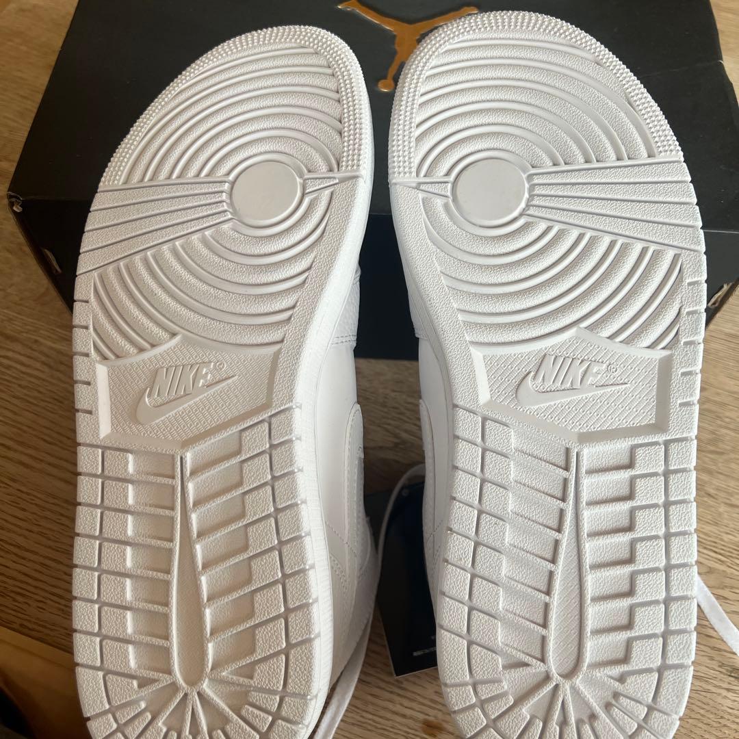 シューズ(男性用) Air Jordan 1 Mid \"Triple White
