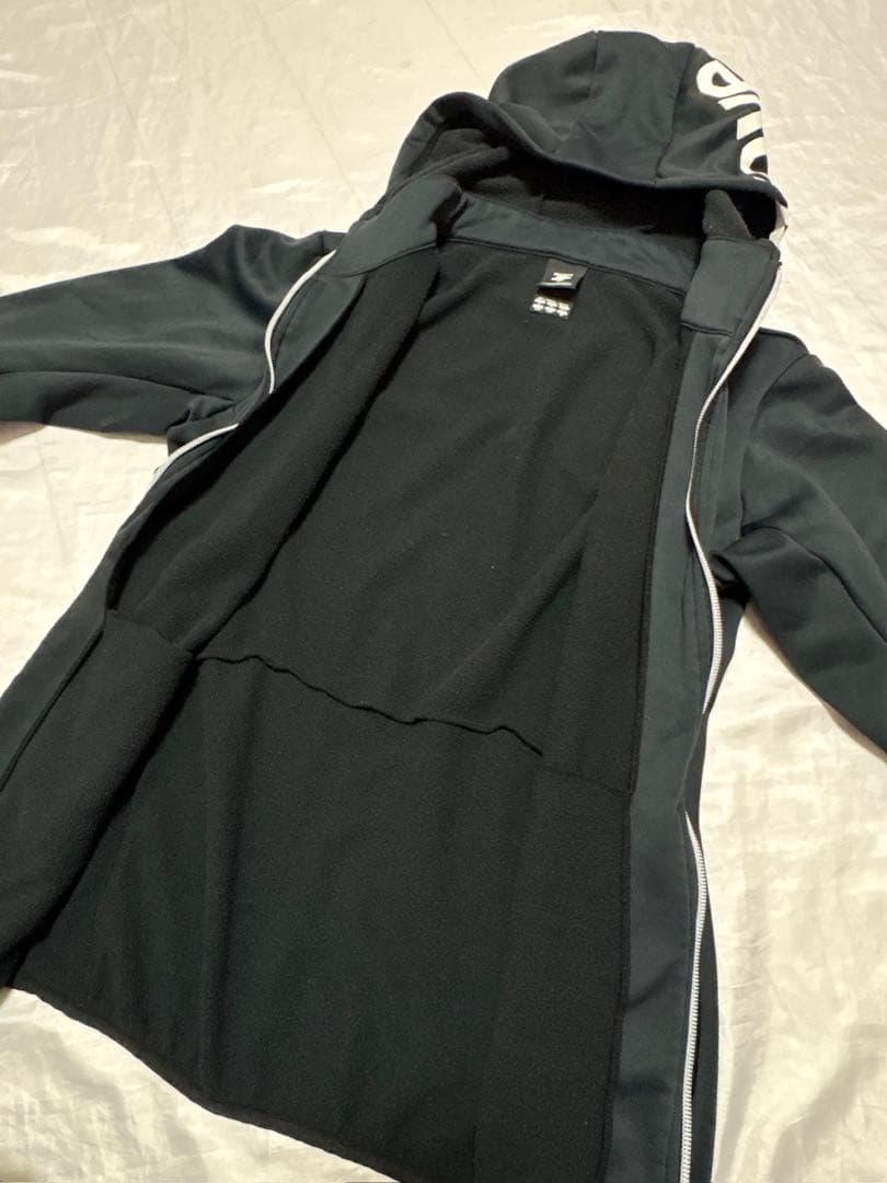 デサント　Move Sport フード付きジャージ 上下セット　ブラック　M