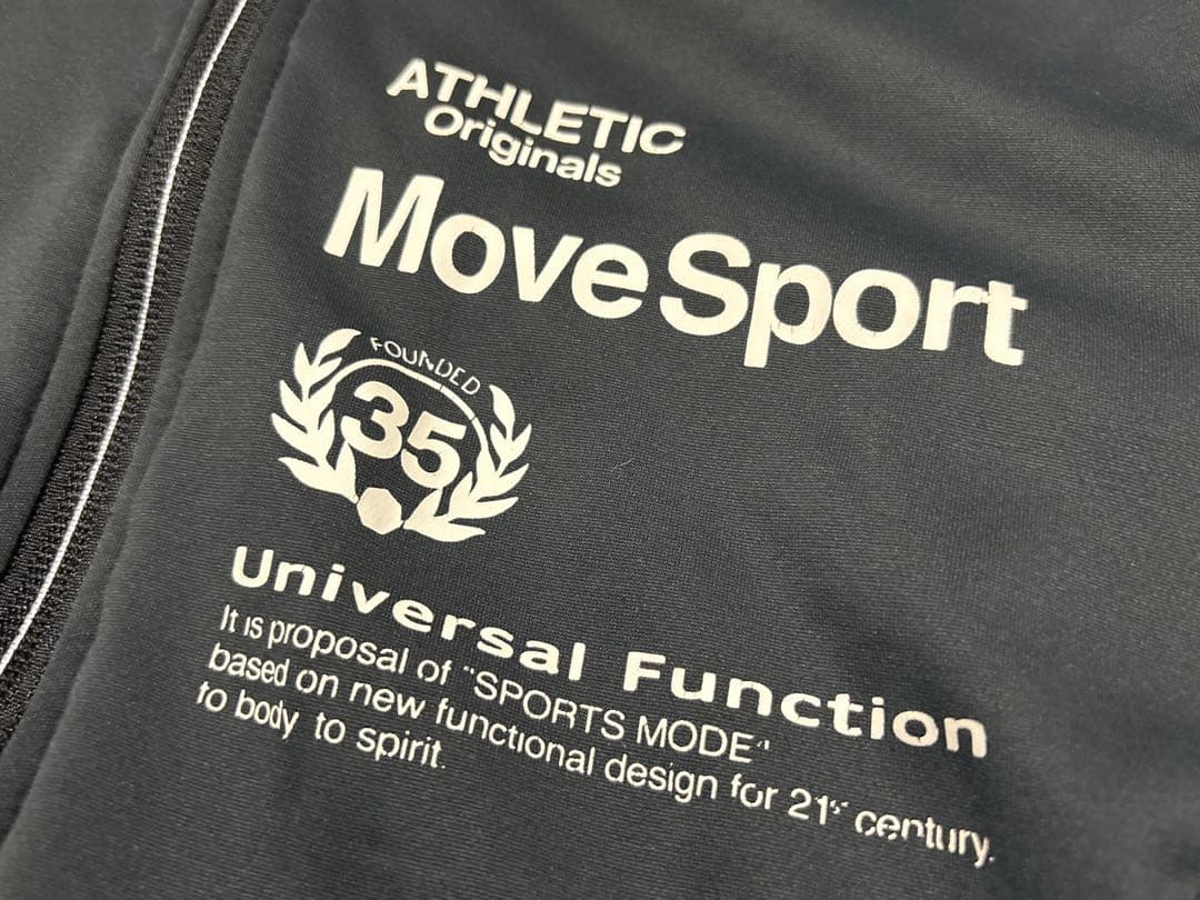 デサント　Move Sport フード付きジャージ 上下セット　ブラック　M