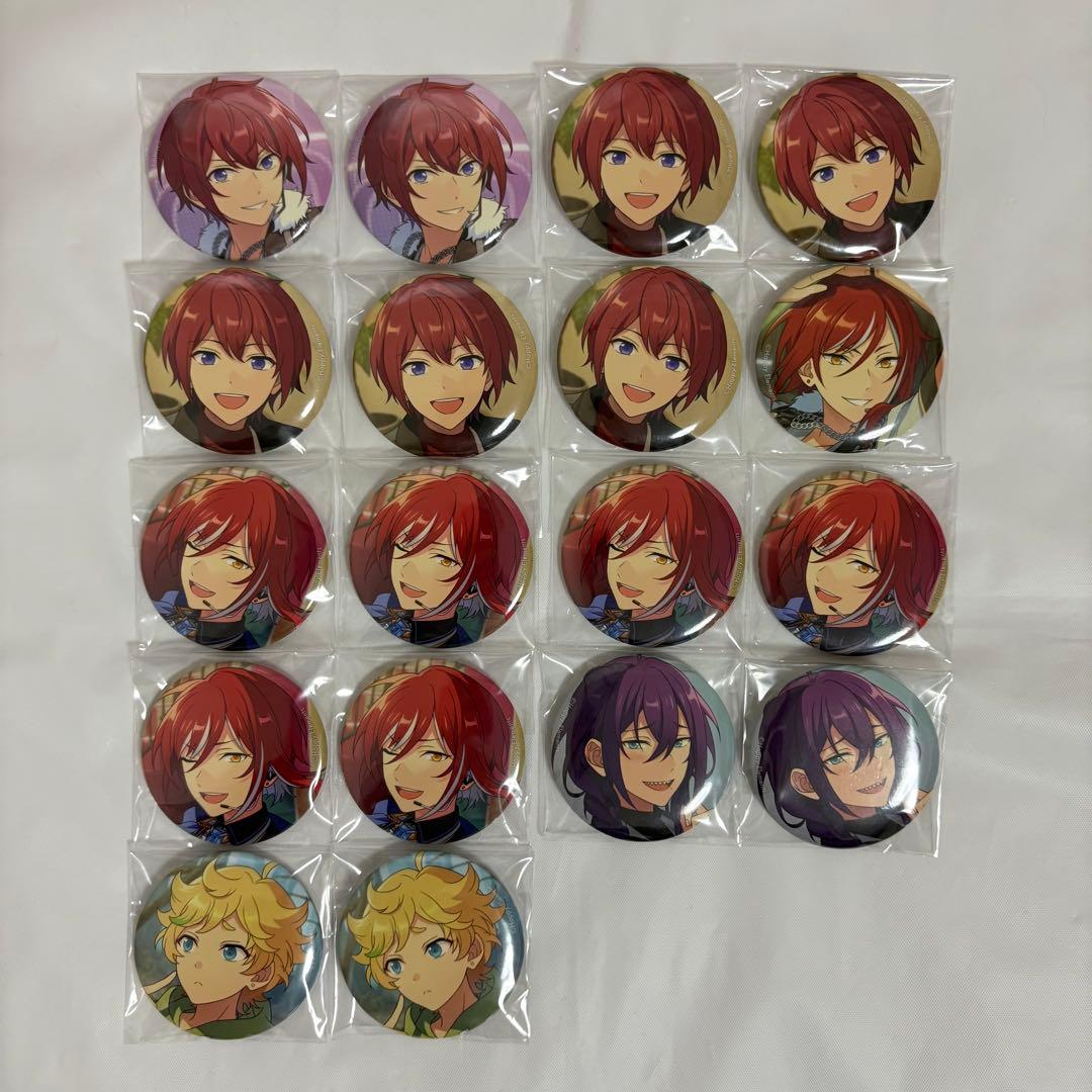 あんスタ イベコレ テーマスカウト フィーチャー 缶バッジ 126点 まとめ売り