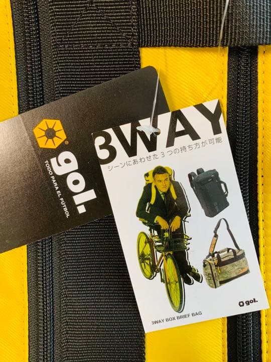 gol. 3WAYボックスブリーフバッグ 新品