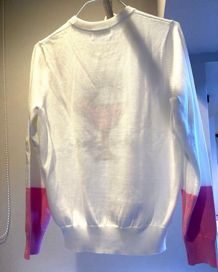 美品　Jun & Ropé ジュンロペ　ニット　セーター　M ピンク ゴルフ