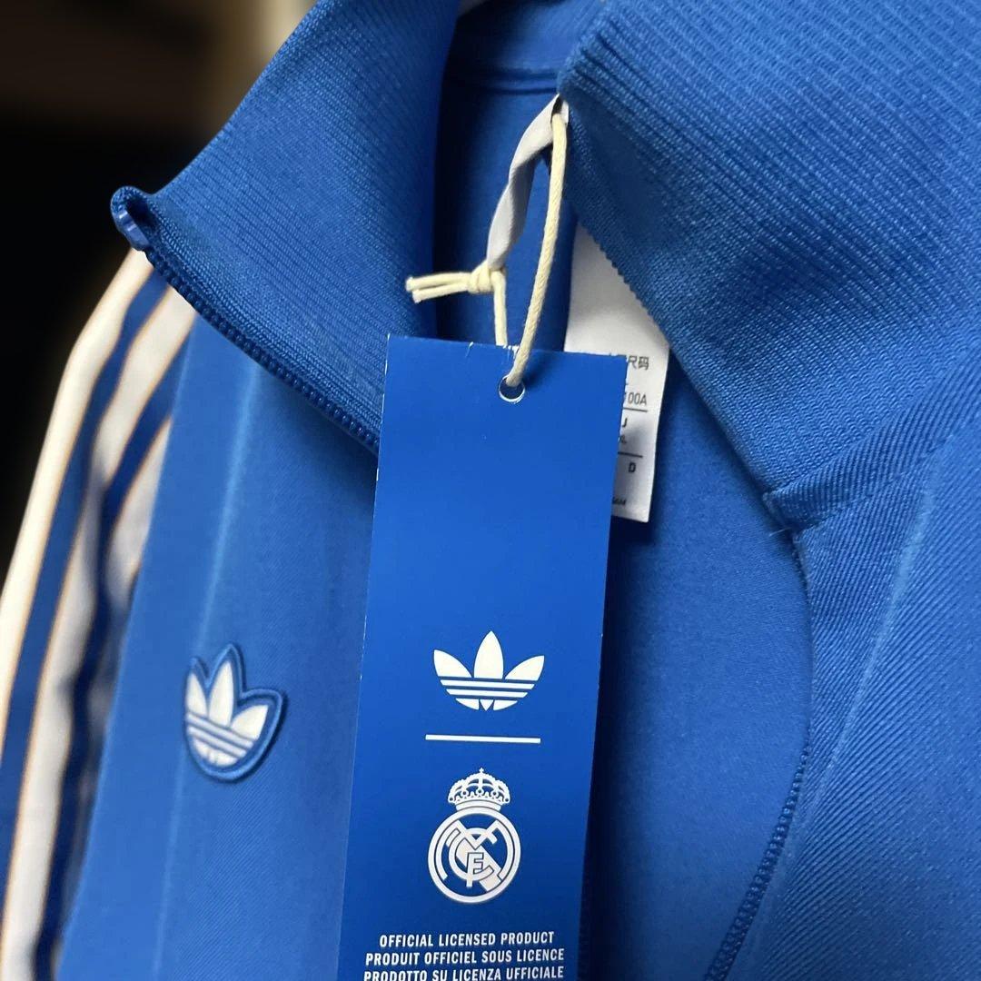 新品タグ付きadidasリアル・マドリード ジャージ 上(XL)下(L)セット