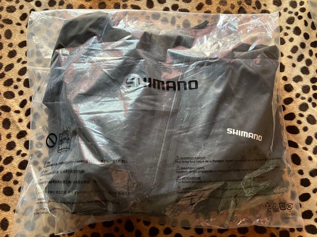 1 新品 シマノ 純正 RA-005V ベーシック レインスーツ ブラック XS