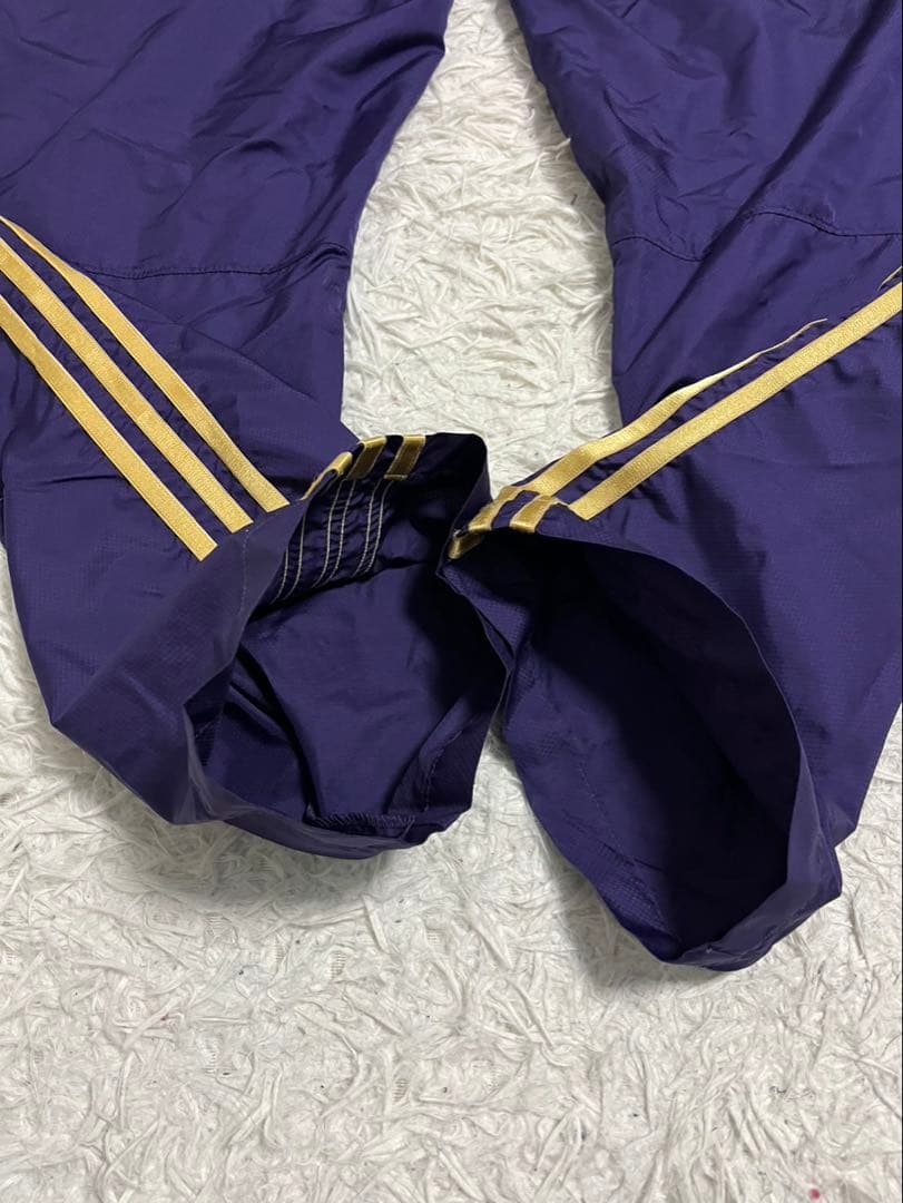 adidas アディダス　セットアップ　ウインドブレーカー　紫　上XO 下O