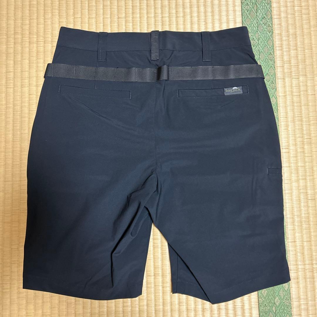 新品タグ付 bagjack バッグジャック ゴルフ ストレッチショーツ 黒S相当