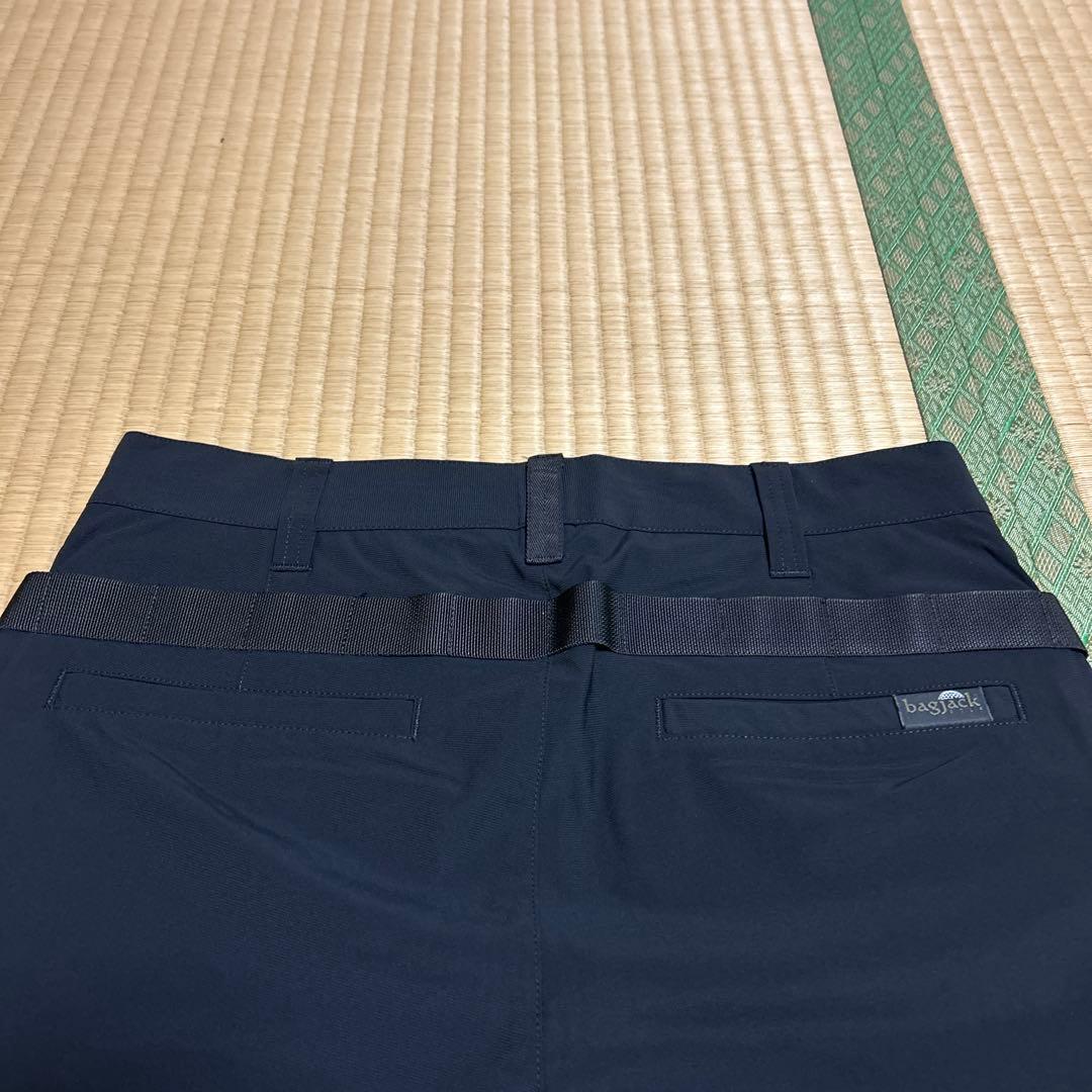 新品タグ付 bagjack バッグジャック ゴルフ ストレッチショーツ 黒S相当