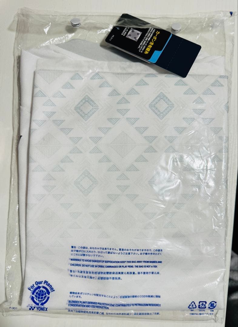 YONEX ヨネックス ユニゲームシャツ フィットスタイル 白 L 新品 タグ付