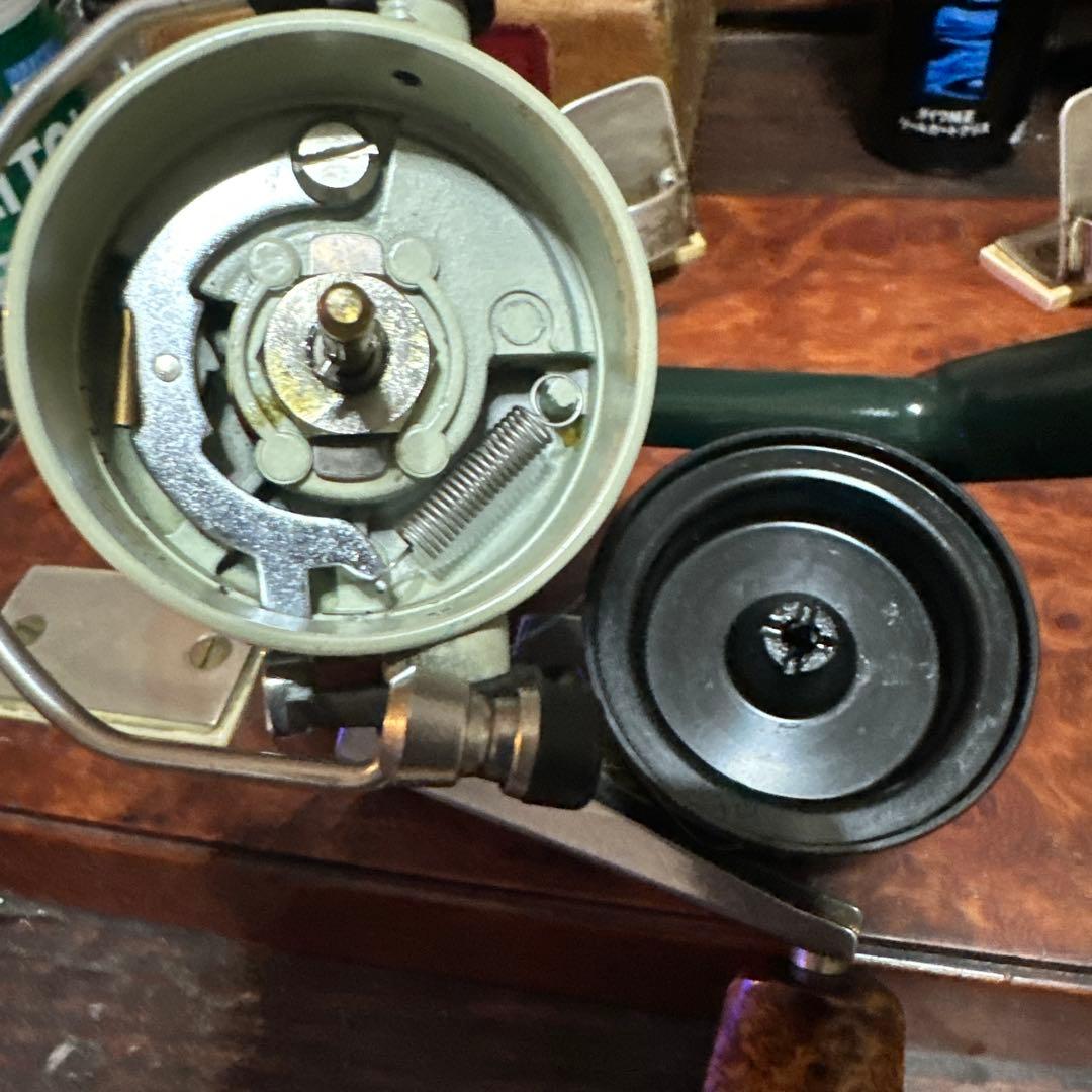 復刻 ABU Cardinal 33 ios カスタムwoodノブspool3個