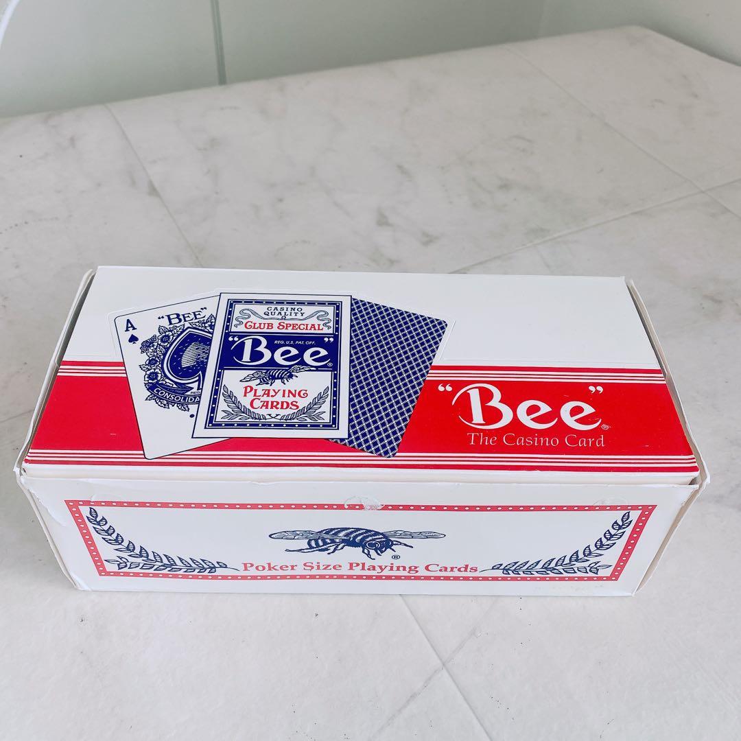Bee 青 トランプ カード カジノ 1ダース 未開封 No.92 3167