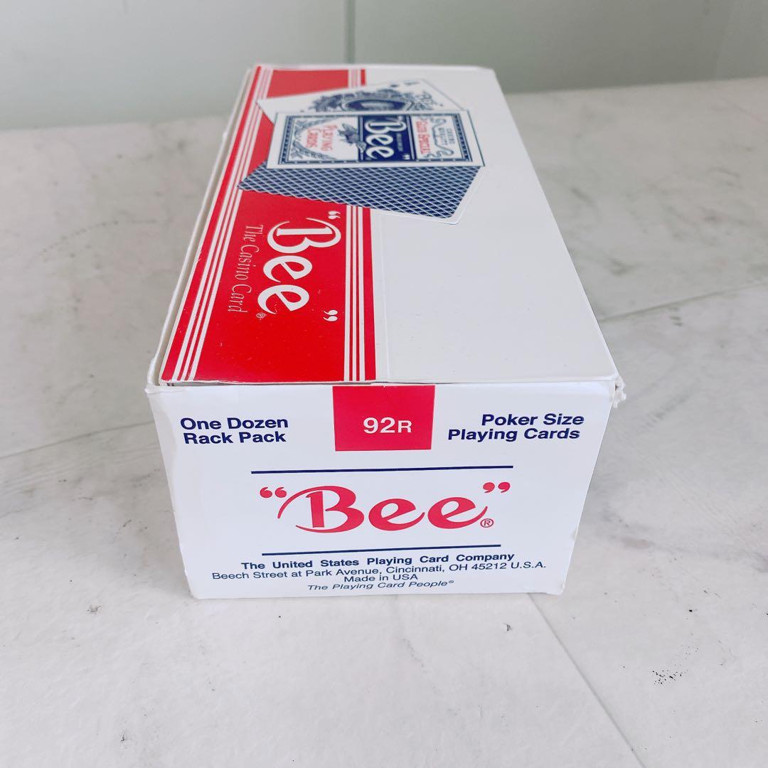 Bee 青 トランプ カード カジノ 1ダース 未開封 No.92 3167
