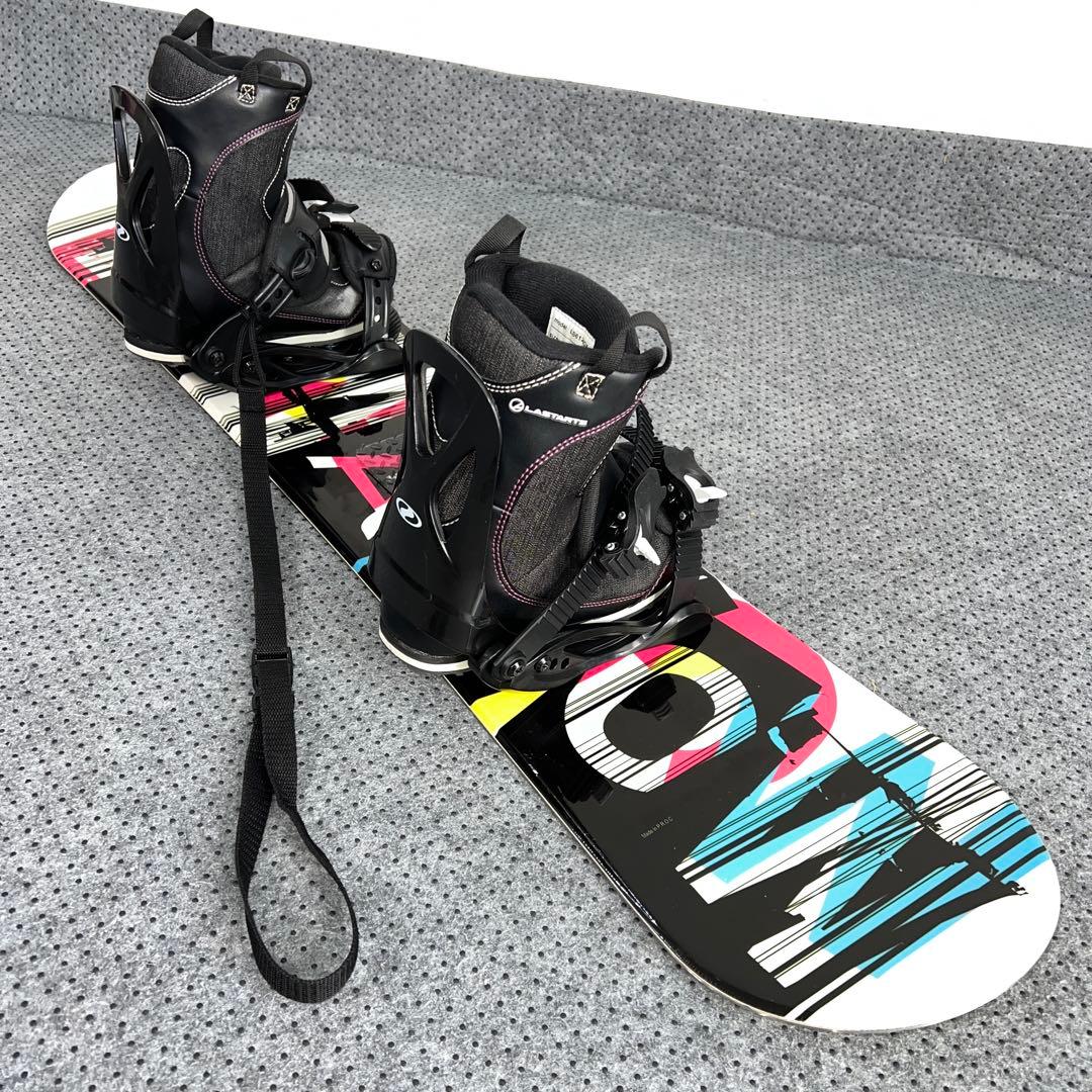 ５回使用 キッズスノーボード ZUMA 110cm×バイン×ダイヤルブーツ