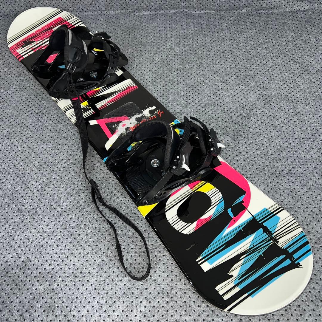 ５回使用 キッズスノーボード ZUMA 110cm×バイン×ダイヤルブーツ