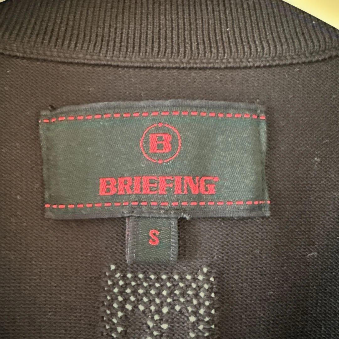 【美品】BRIEFING ブリーフィング ゴルフ ブラック Vネック ベスト S