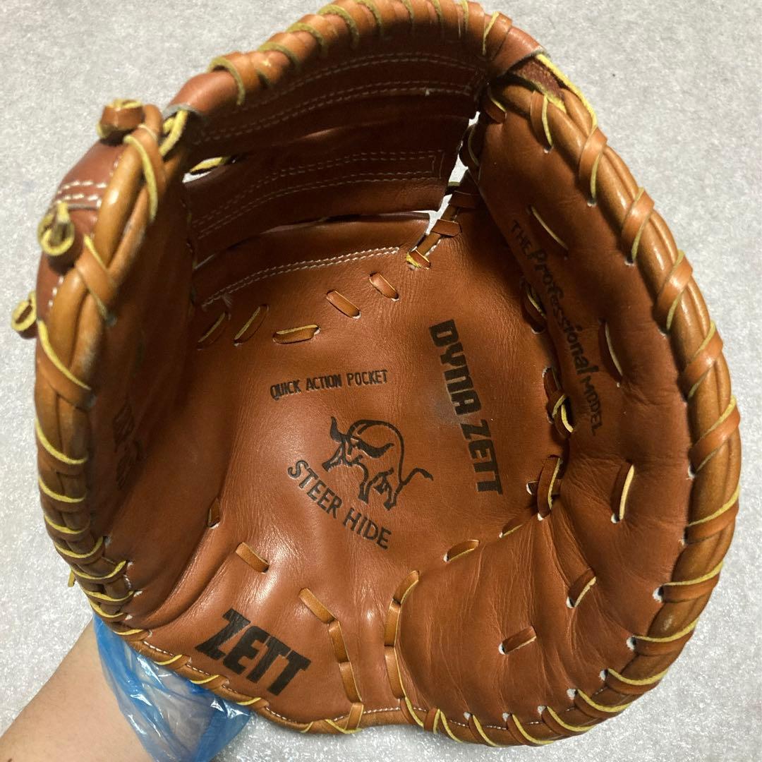 王冠ゼット ZETT 一般 大人用 軟式 野球 グローブ ファーストミット 良品