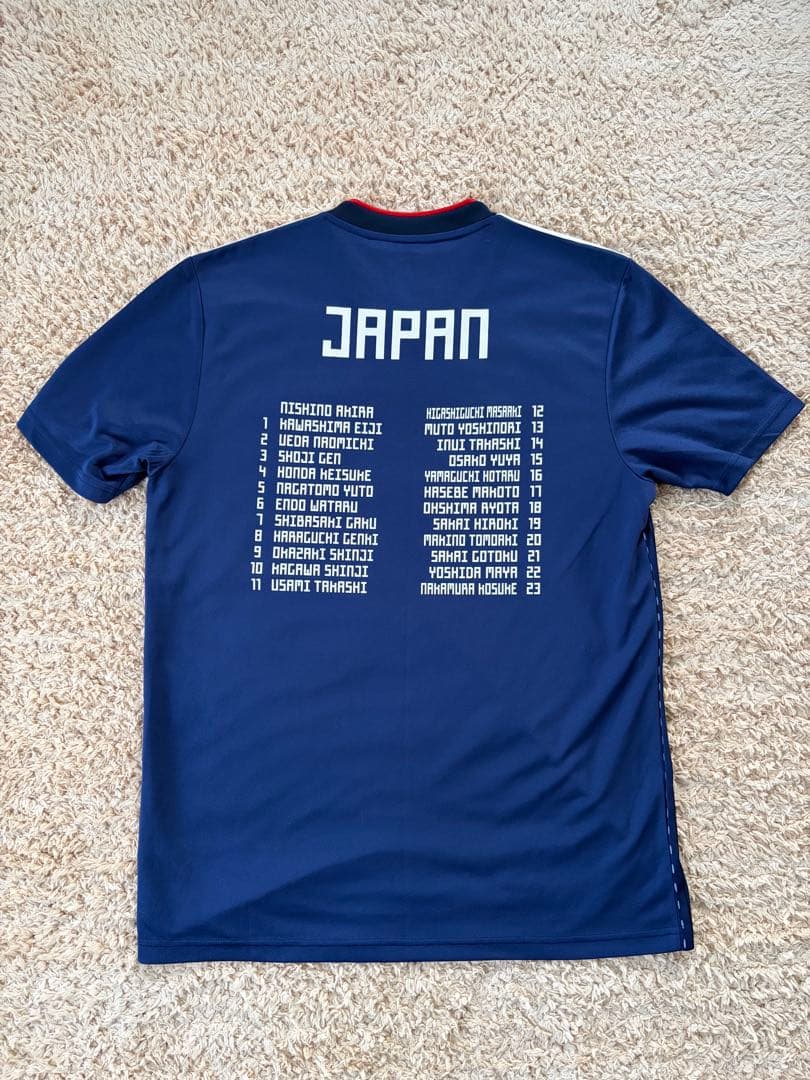 希少 美品 W杯 ユニフォーム adidas 日本代表 サッカー ロシア 記念