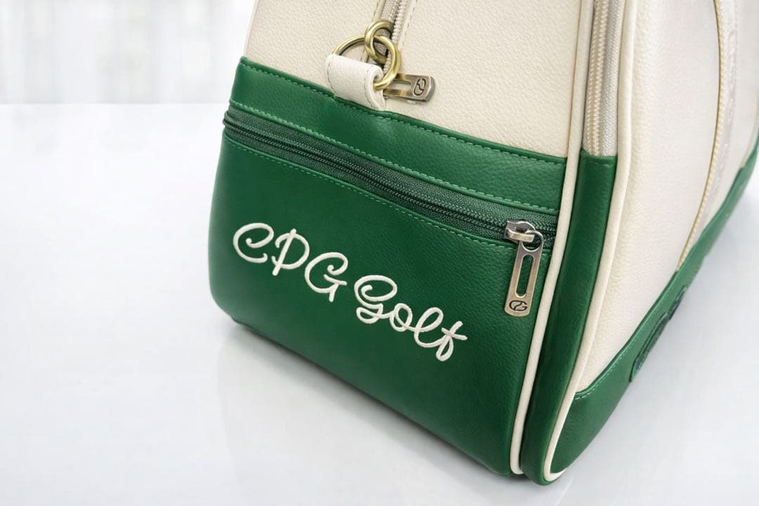 CPG Golf ゴルフバッグ アイボリー/グリーン