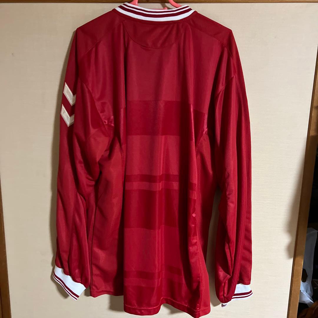 デンマーク代表　新品　長袖ユニフォーム　ヒュンメルXLサイズ90sレトロ