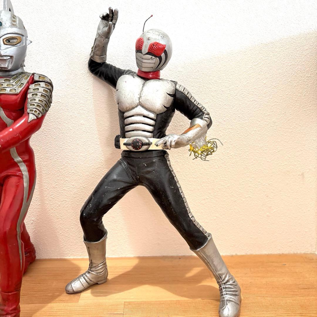 【完成品】昭和レトロ ウルトラマン フィギュア 仮面ライダー ハンドメイド