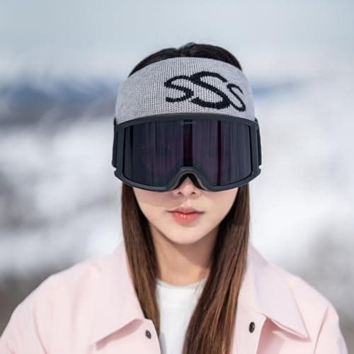 [Powster] スキーゴーグル雪上OTGスキー板ゴーグルバックル交換可能フォ
