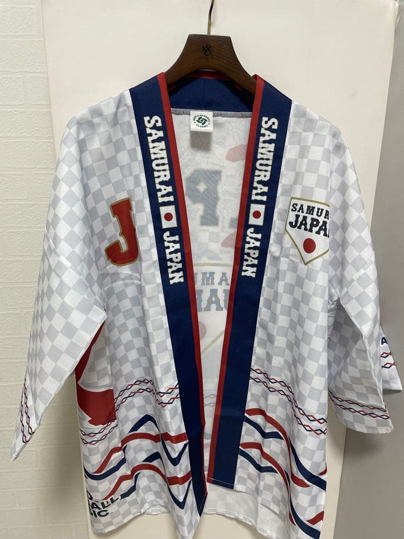【美品】大人1&子供1 セット　WBC 2026 法被 はっぴ(無双) ホワイト
