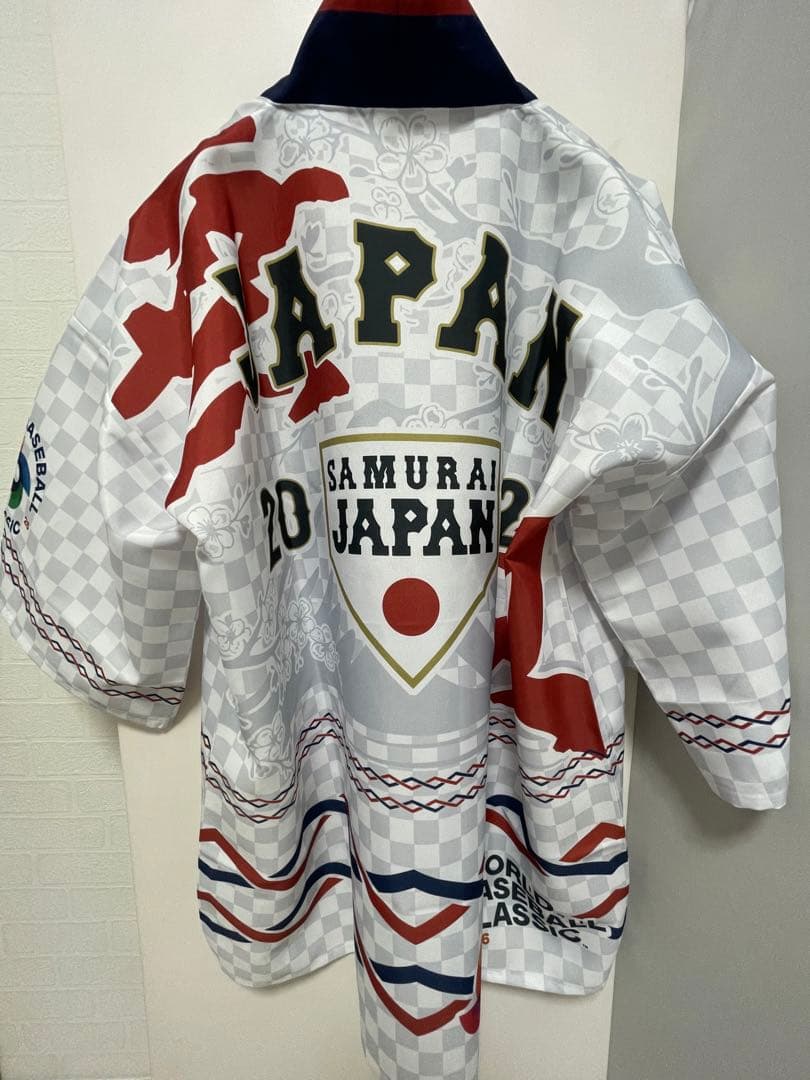 【美品】大人1&子供1 セット　WBC 2026 法被 はっぴ(無双) ホワイト